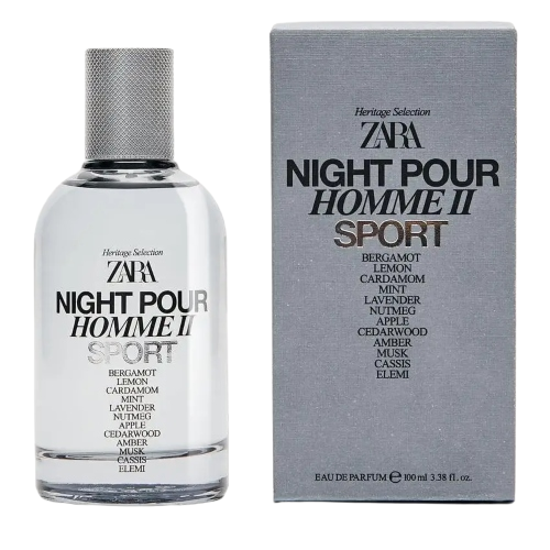 NIGHT POUR HOMME II SPORT 100ML C - ZARA - Adrissa Beauty - 