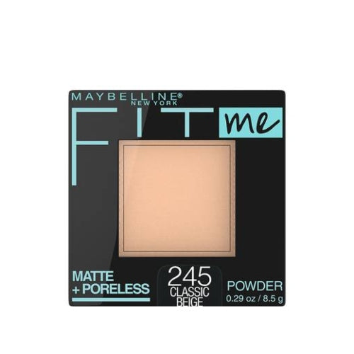 POLVO COMPACTO FIT ME CLASSIC BEIGE 245 - MAYBELLINE - Adrissa Beauty - Maquillaje