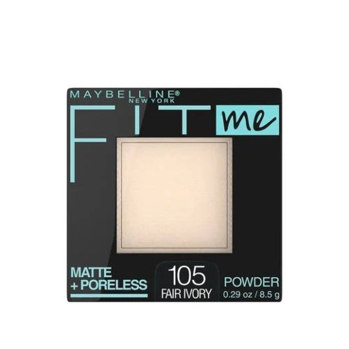 POLVO COMPACTO FIT ME FAIR IVORY 105 - MAYBELLINE - Adrissa Beauty - Maquillaje