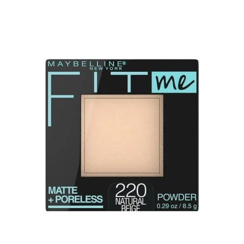 POLVO COMPACTO FIT ME NATURAL BEIGE 220 - MAYBELLINE - Adrissa Beauty - 