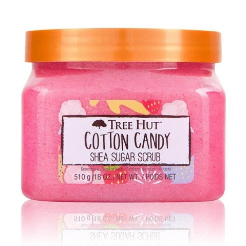 EXFOLIANTE SHEA SUGAR COTTON CANDY 510GR - TREE HUT - Adrissa Beauty - Nata