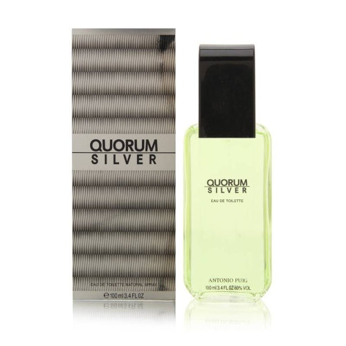 QUORUM SILVER 100ML C - QUORUM - Adrissa Beauty - Perfumes y colonias