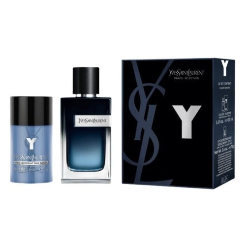 SET Y FOR MEN EDP 100ML 2PZAS C - YVES SAINT LAURENT - Adrissa Beauty -