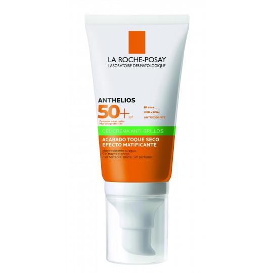 PROTECTOR SOLAR ANTHELIOS GEL CREMA 50+ 50ML - LA ROCHE POSAY - Adrissa Beauty - Cuidado de la piel