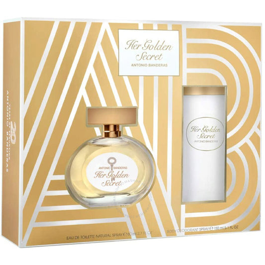 SET HER GOLDEN SECRET 80ML D - ANTONIO BANDERAS - Adrissa Beauty - Perfumes y colonias