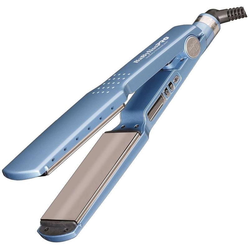 PLANCHA 1 Y 3/4 PULGADAS NANO TITANIUM - BABYLISS - Adrissa Beauty - Cuidado capilar