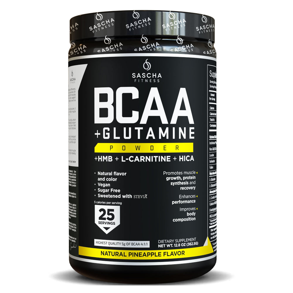 BCAA PI�A 362.5GR - SASCHA FITNESS - Adrissa Beauty - Nutrición y actividad física