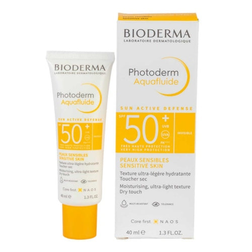 PROTECTOR SOLAR PHOTODERM AQUAFLUIDE SPF50 40ML - BIODERMA - Adrissa Beauty - Protector solar