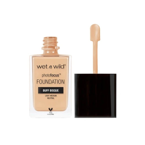 BASE PHOTOFOCUS MATTE BUFF BISQUE 366C - WET N WILD - Adrissa Beauty - Maquillaje