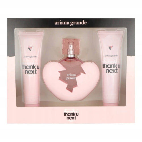 SET THANK U NEXT 100ML 3PZAS D - ARIANA GRANDE - Adrissa Beauty - Perfumes y colonias