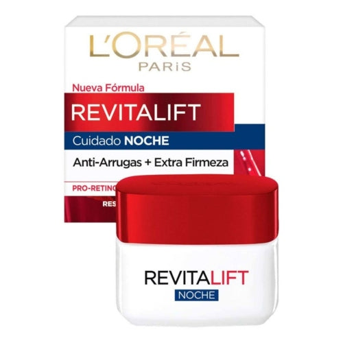 CREMA REVITALIFT ANTI-ARRUGAS NOCHE 50ML - LOREAL - Adrissa Beauty - Cuidado de la piel