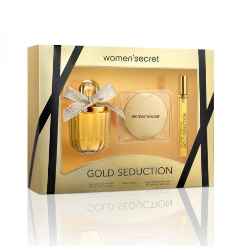 SET GOLD SEDUCTION 100ML 3PZAS D - WOMEN SECRET - Adrissa Beauty - 