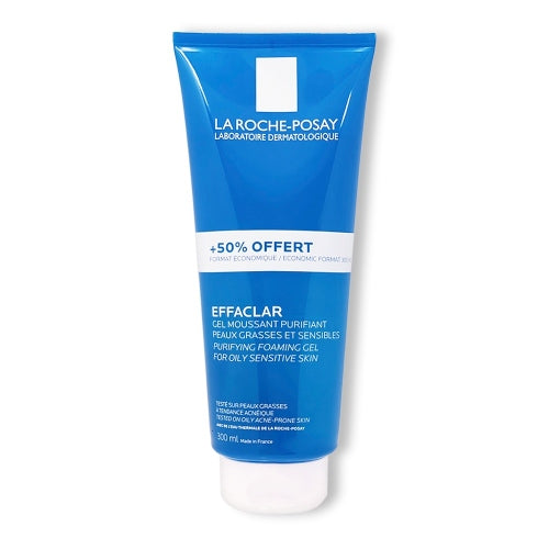 LIMPIADOR GEL PURIFICANTE EFFACLAR PIEL GRASA 300ML - LA ROCHE POSAY - Adrissa Beauty - Maquillaje