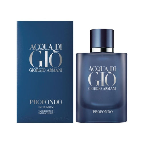 ACQUA DI GIO PROFONDO 75ML C - GIORGIO ARMANI - Adrissa Beauty - Perfumes y colonias