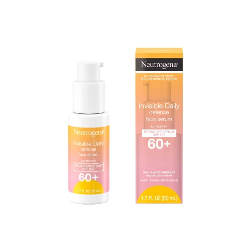 PROTECTOR SOLAR INVISIBLE DAILY DEFENSE SERUM 60SPF - NEUTROGENA - Adrissa Beauty - Protector solar