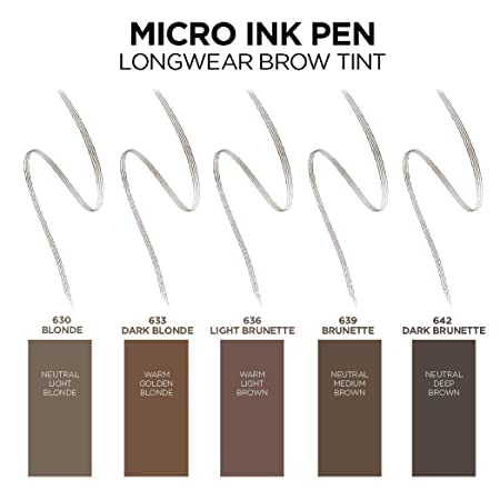 DELINEADOR MICRO INK PEN 633 DARK BLONDE - LOREAL - Adrissa Beauty - Maquillaje