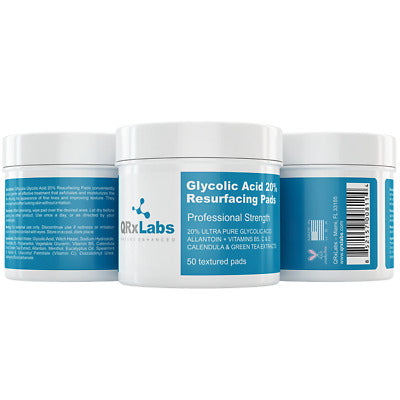 GLYCOLIC ACID 20% PADS - QRX LABS - Adrissa Beauty - Cuidado de la piel